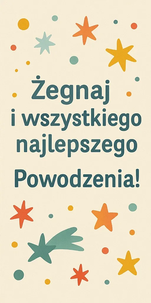 Kartka na odejście z pracy