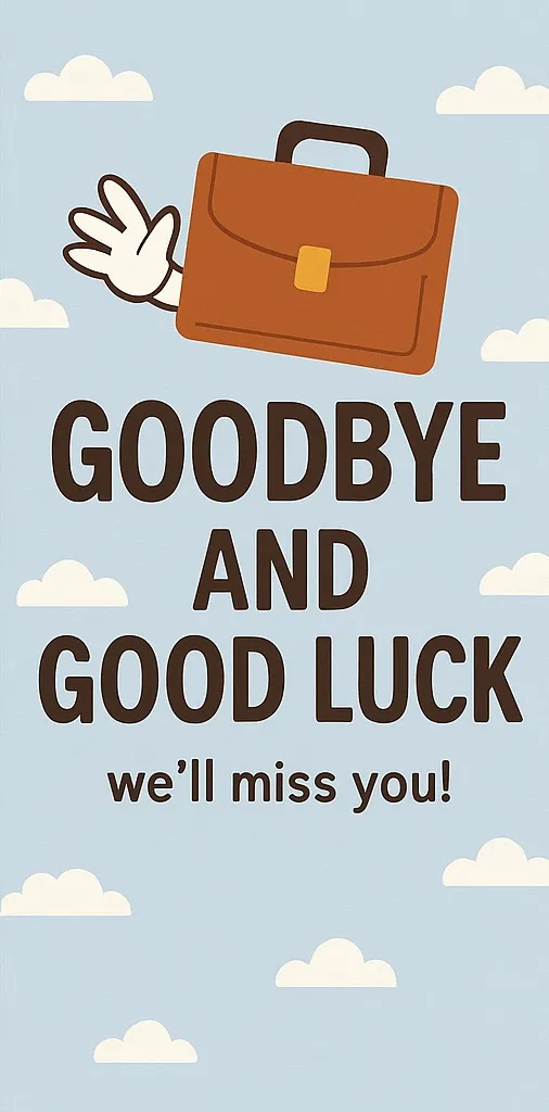 Kartka na odejście z pracy