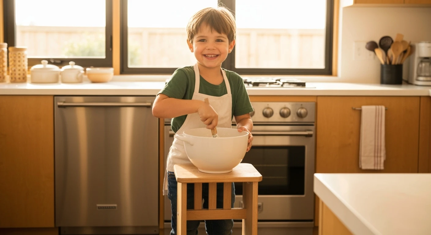 Jakie korzyści rozwojowe płyną z użytkowania kitchen helpera?